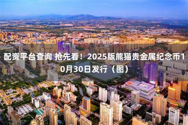 配资平台查询 抢先看！2025版熊猫贵金属纪念币10月30日发行（图）